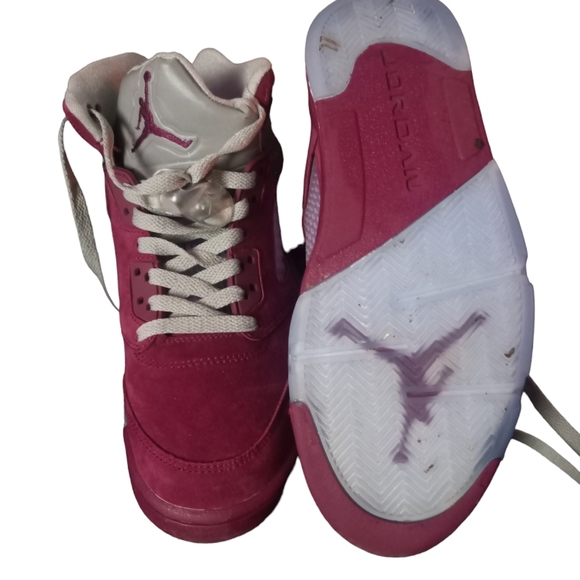 Air Jordan 5 Retro Suede - burgendy - Picture 6 of 11
